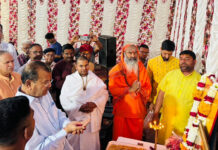 संतों ने किया भारतीय नव वर्ष समारोह समिति कार्यालय का उद्घाटन, सुंदरकांड की चौपाइयों से गूंजा पांडाल