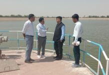 नहरबंदी के बाद राहत की खबर : जलाशयों में फिर पहुंचेगा पानी, जिला कलेक्टर जैन ने शोभासर जलाशय का किया निरीक्षण